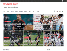 Tablet Screenshot of mymindonsports.com